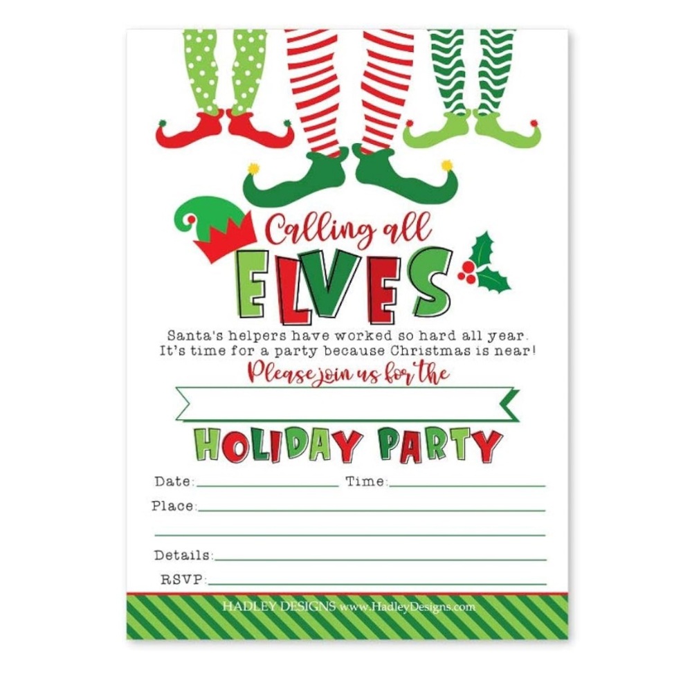 Christmas Party Inviations
